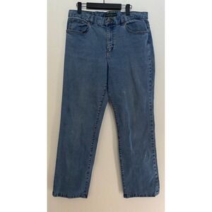Lauren Ralph Lauren LRL Medium Wash Straight Leg Jeans Blue Womens 12